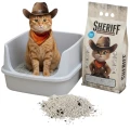 Sheriff Żwirek Bentonitowy Dla Kota Compact SUPER Zbrylający Carbon Węgiel Aktywny 5l