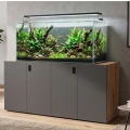Szafka pod Akwarium Proste Elitte 200x60x90 Dąb Artisan-Grafit