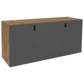 Szafka pod Akwarium Proste Elitte 200x60x90 Dąb Artisan-Grafit