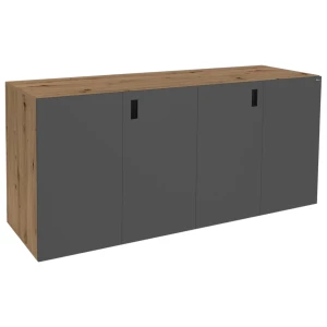 Szafka pod Akwarium Proste Elitte 200x60x90 Dąb Artisan-Grafit