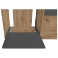 Szafka pod Akwarium Proste Elitte 200x60x90 Dąb Artisan-Grafit