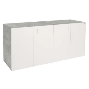 Szafka pod Akwarium Proste Elitte 200x60x90 Beton-Biały