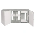 Szafka pod Akwarium Proste Elitte 200x60x90 Beton-Biały