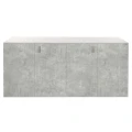 Szafka pod Akwarium Proste Elitte 200x60x90 Biały-Beton