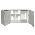 Szafka pod Akwarium Proste Elitte 200x60x90 Biały-Beton