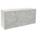 Szafka pod Akwarium Proste Elitte 200x60x90 Biały-Beton