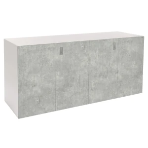 Szafka pod Akwarium Proste Elitte 200x60x90 Biały-Beton