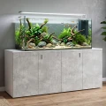 Szafka pod Akwarium Proste Elitte 200x60x90 Biały-Beton