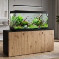 Szafka pod Akwarium Proste Elitte 200x80x90 Czarny-Dąb Artisan