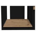 Szafka pod Akwarium Proste Elitte 200x80x90 Czarny-Dąb Artisan