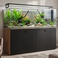 Szafka pod Akwarium Proste Elitte 200x80x90 Dąb Artisan-Czarny