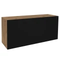 Szafka pod Akwarium Proste Elitte 200x80x90 Dąb Artisan-Czarny
