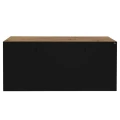 Szafka pod Akwarium Proste Elitte 200x80x90 Dąb Artisan-Czarny