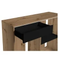 Szafka pod Akwarium Proste Elitte 200x80x90 Dąb Artisan-Czarny