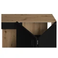 Szafka pod Akwarium Proste Elitte 200x80x90 Dąb Artisan-Czarny