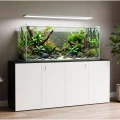 Szafka pod Akwarium Proste Elitte 200x80x90 Czarny-Biały