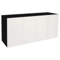 Szafka pod Akwarium Proste Elitte 200x80x90 Czarny-Biały