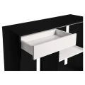 Szafka pod Akwarium Proste Elitte 200x80x90 Czarny-Biały