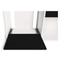 Szafka pod Akwarium Proste Elitte 200x80x90 Biały-Czarny