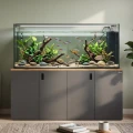 Szafka pod Akwarium Proste Elitte 200x80x90 Dąb Artisan-Grafit