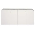 Szafka pod Akwarium Proste Elitte 200x80x90 Beton-Biały