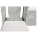 Szafka pod Akwarium Proste Elitte 200x80x90 Beton-Biały