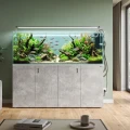 Szafka pod Akwarium Proste Elitte 200x80x90 Biały-Beton