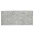 Szafka pod Akwarium Proste Elitte 200x80x90 Biały-Beton