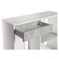 Szafka pod Akwarium Proste Elitte 200x80x90 Biały-Beton