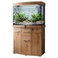 Szafka pod Akwarium Profilowane Owalne Solid 80x35x75cm Dąb Artisan