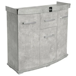 Szafka pod Akwarium Profilowane Owalne Solid 80x35x75cm Beton