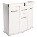 Szafka pod Akwarium Profilowane Owalne Solid 80x35x75cm Biała
