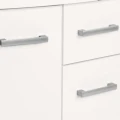 Szafka pod Akwarium Profilowane Owalne Solid 80x35x75cm Biała