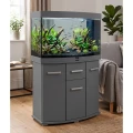 Szafka pod Akwarium Profilowane Owalne Solid 80x35x75cm Grafit