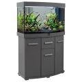Szafka pod Akwarium Profilowane Owalne Solid 80x35x75cm Grafit