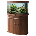 Szafka pod Akwarium Profilowane Owalne Solid 80x35x75cm Orzech