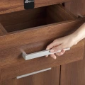 Szafka pod Akwarium Profilowane Owalne Solid 80x35x75cm Orzech