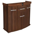 Szafka pod Akwarium Profilowane Owalne Solid 80x35x75cm Orzech