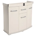 Szafka pod Akwarium Profilowane Owalne Solid 80x35x75cm Szampański