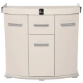 Szafka pod Akwarium Profilowane Owalne Solid 80x35x75cm Szampański