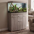 Szafka pod Akwarium Profilowane Owalne Solid 80x35x75cm Dąb Truflowy
