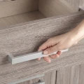 Szafka pod Akwarium Profilowane Owalne Solid 80x35x75cm Dąb Truflowy