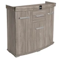 Szafka pod Akwarium Profilowane Owalne Solid 80x35x75cm Dąb Truflowy