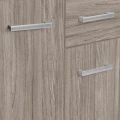 Szafka pod Akwarium Profilowane Owalne Solid 80x35x75cm Dąb Truflowy