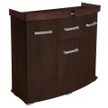 Szafka pod Akwarium Profilowane Owalne Solid 80x35x75cm Wenge