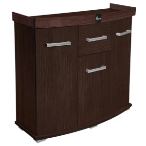 Szafka pod Akwarium Profilowane Owalne Solid 80x35x75cm Wenge