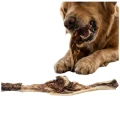 IDEAPET Gryzak dla Psa Skóra Wołowa Miodowa 30cm Naturalny Smakołyk Kość