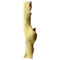 IDEAPET Gryzak dla Psa Skóra Wołowa Miodowa 30cm Naturalny Smakołyk