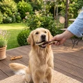 IDEAPET Gryzak dla Psa Skóra Wołowa Miodowa 30cm Naturalny Smakołyk