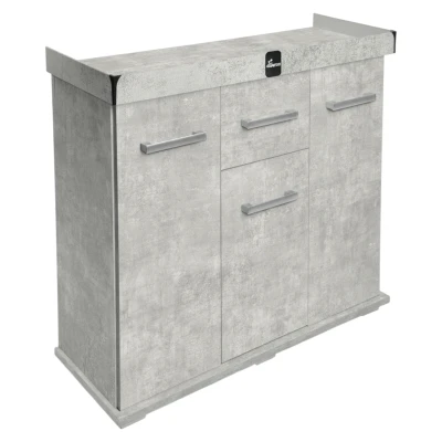 Szafka pod Akwarium Proste Solid 80x35x75cm Beton